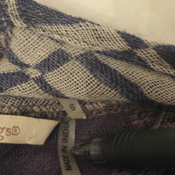 Soft Surroundings Juliette Sweater Boho Fringe Wool Flowy Colorful Embroidered - Picture 7 of 12